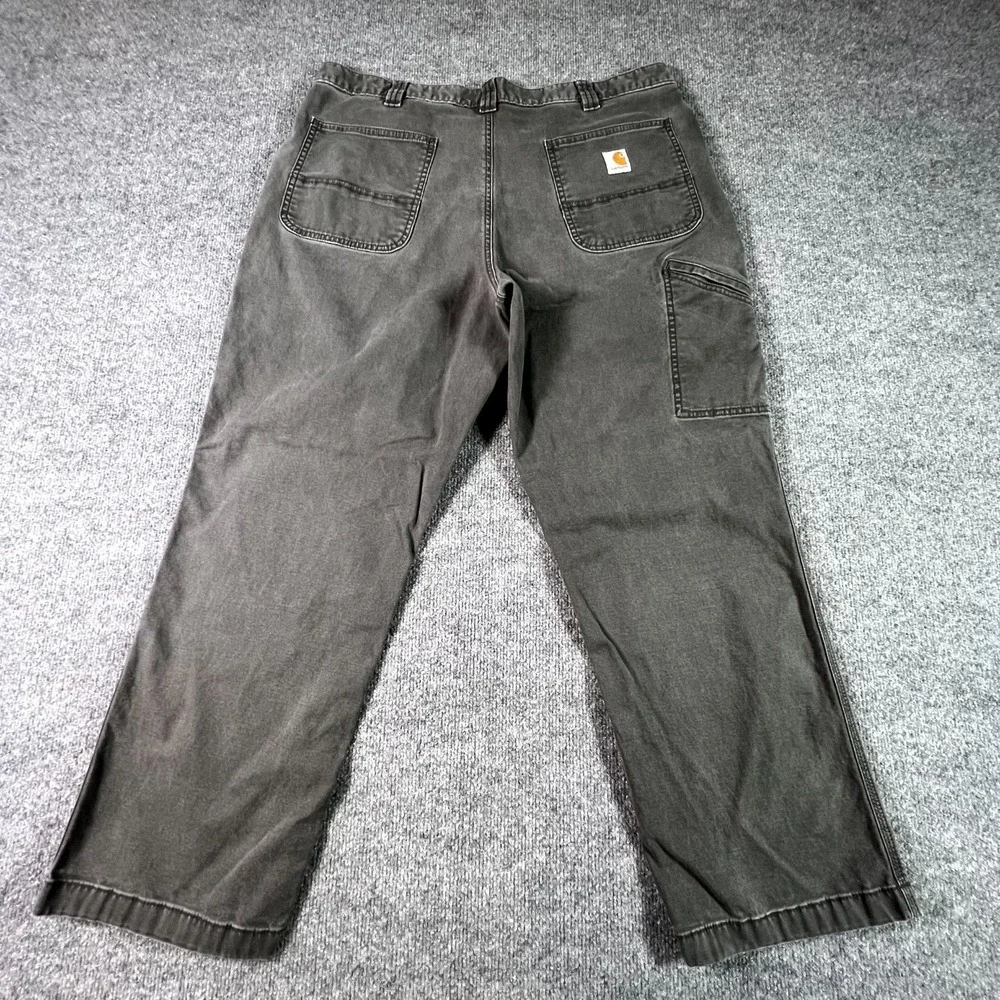Carhartt Carpenter Pants Men's 40x30 Gray Relaxed Fit Straight Outdoor Workwear